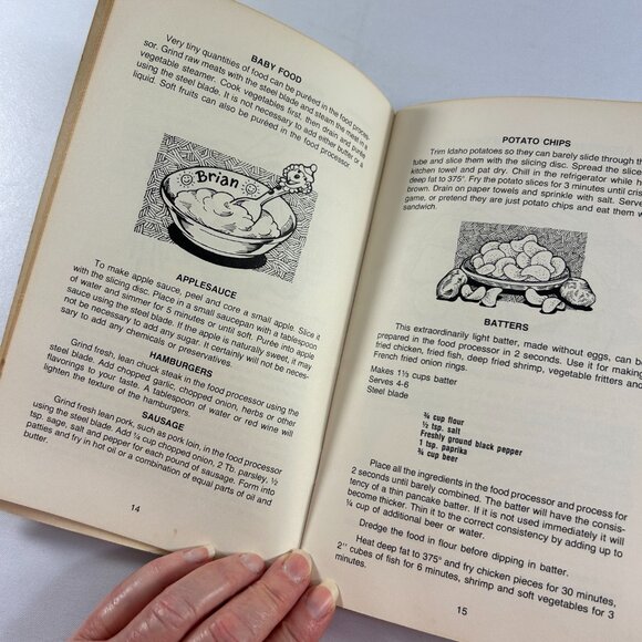 Vintage Food Processor Cookery Irena Chalmers Cookbook Recipes - Picture 5 of 7